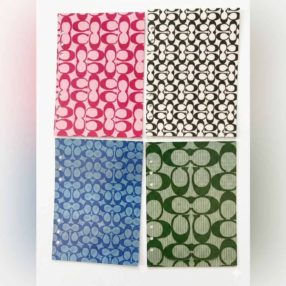 Agenda Planner Dashboards A5 - Set of 4